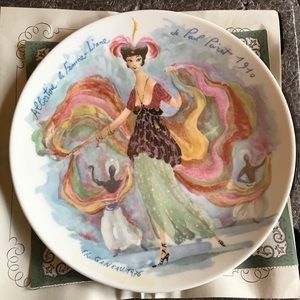 Limoges Women of the Century Plate -Albertine
